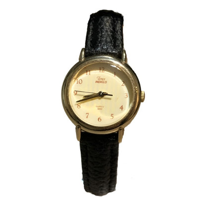 Timex Indiglo 1995 Mujer Modelo Escaso Dial Patrón Olas