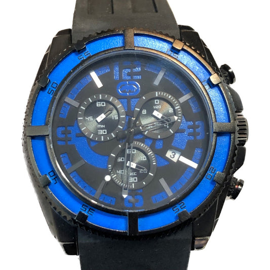Reloj Marc Ecko Hombre Vintange 2000s Cronógrafo Bisel Azul