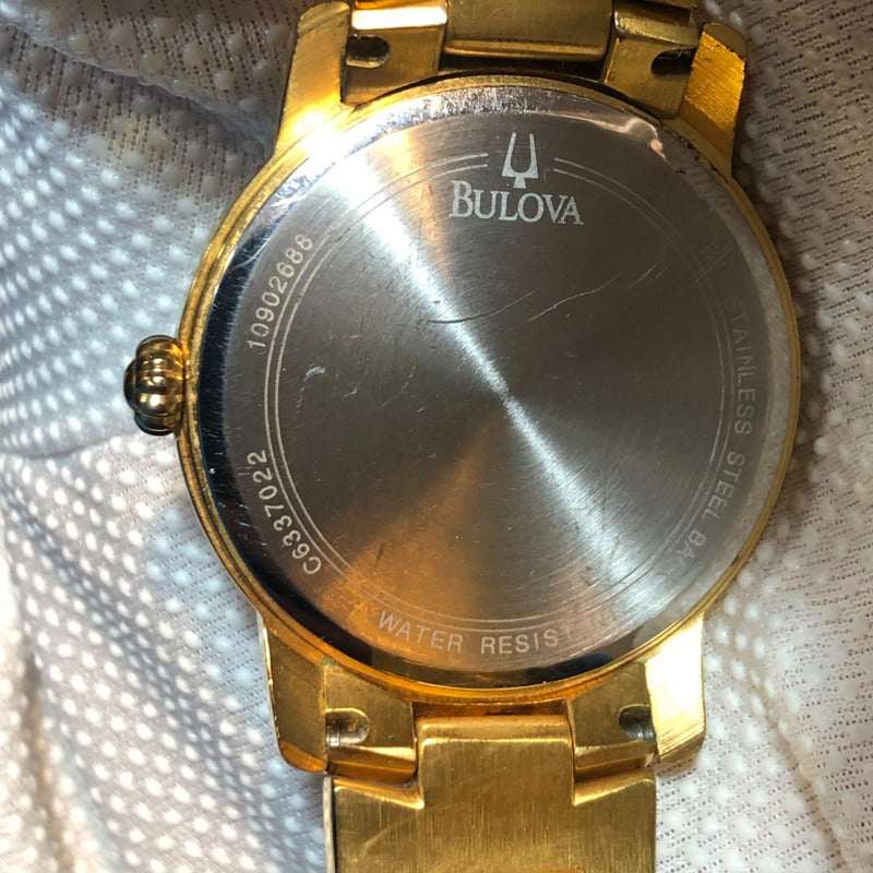 Reloj Bulova Hombre Año 2012 Dial Guilloché Fecha A Las 6
