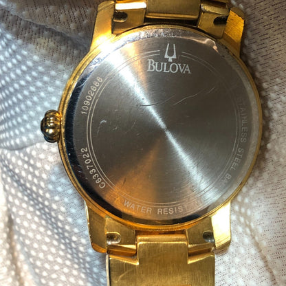 Reloj Bulova Hombre Año 2012 Dial Guilloché Fecha A Las 6