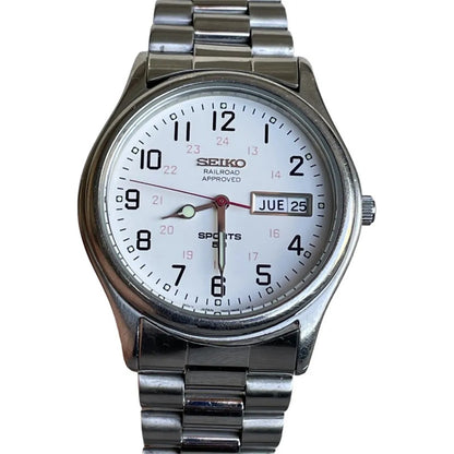 Reloj Seiko Railroad Approved Tn43 Hombre 1999 Diseño Ferroviario