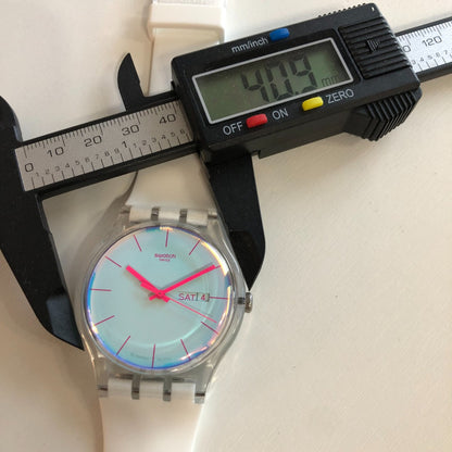 Reloj Swatch Hombre Año 2019 Pastel Rebel Iridiscente 41mm