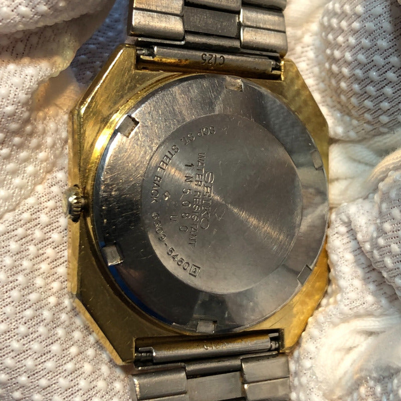 Reloj Seiko Hombre Año 1985 Automático 6309 Árabe Inglés
