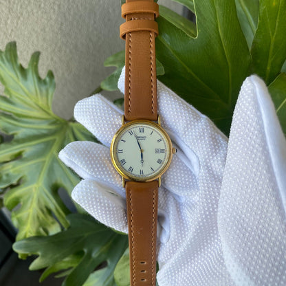 Reloj Seiko Hombre 1995 Vintage Núm. Romanos Y Agujas Azules