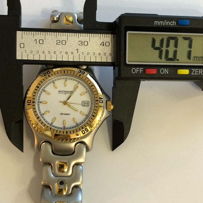 Reloj Wittnauer Suizo Hombre 2003 Zafiro Raro Conmemorativo