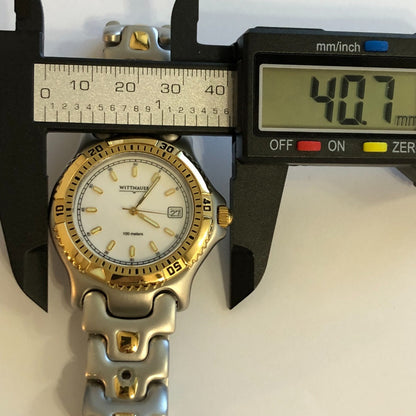 Reloj Wittnauer Suizo Hombre 2003 Zafiro Raro Conmemorativo