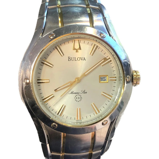 Reloj Bulova Marine Star Hombre Vintage 1996 Two Tone