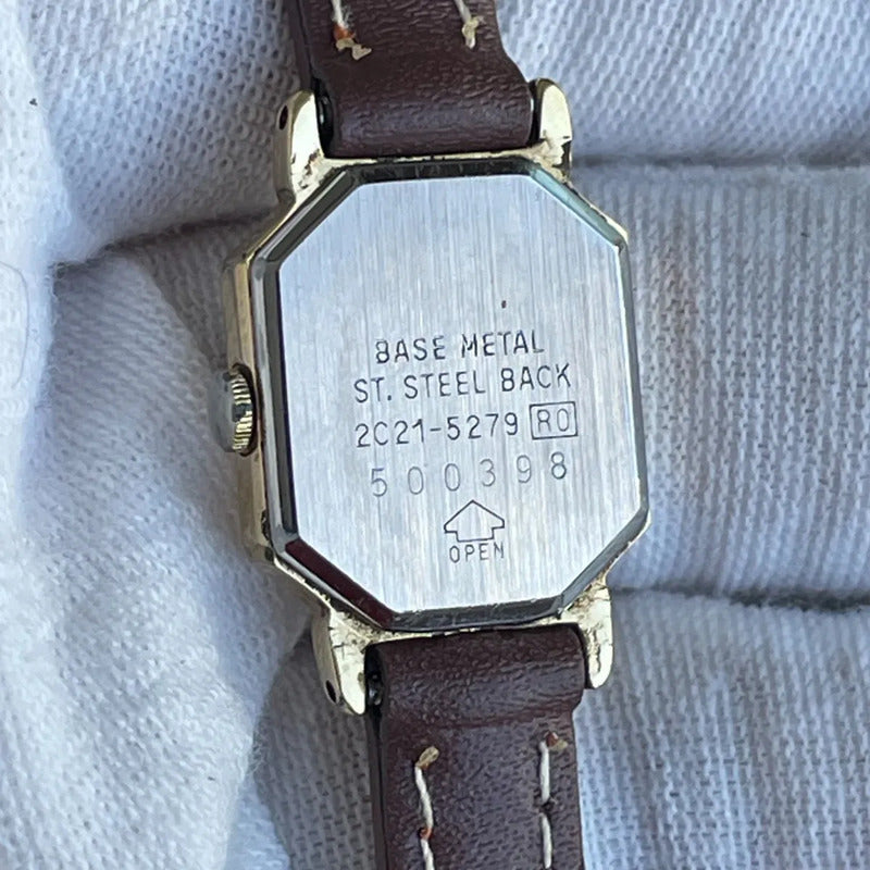 Reloj Seiko Mujer Año 1985 Compacto Vintage Caja Octogonal