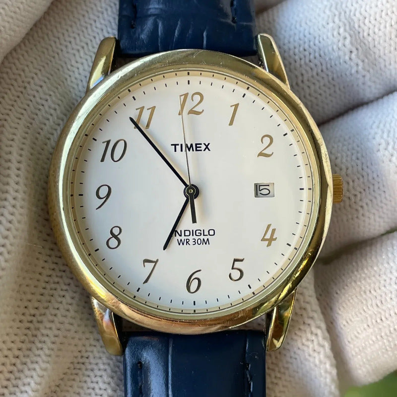 Timex Easy Reader Classics Hombre 2000s Indiglo Estilo Ejecutivo