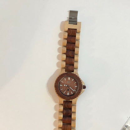 Reloj Wewood Hombre Madera Arce Y Caoba Año 2013 Florencia