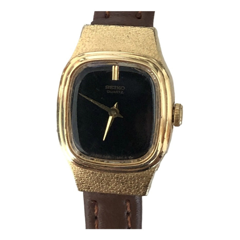 Reloj Seiko Mujer Vintage 1984 Quartz Caja Compacta Dorada