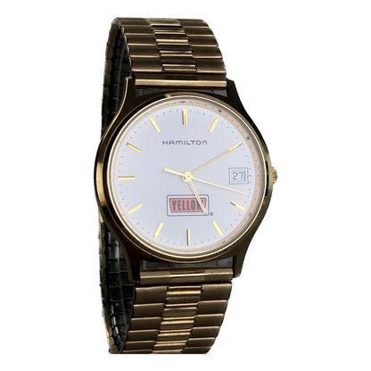 Reloj Hamilton 9812 Vintage Logo Yellow Hombre