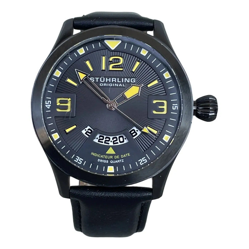 Reloj Stührling Hombre Cuarzo Años 2010s Xl 50mm Técnico