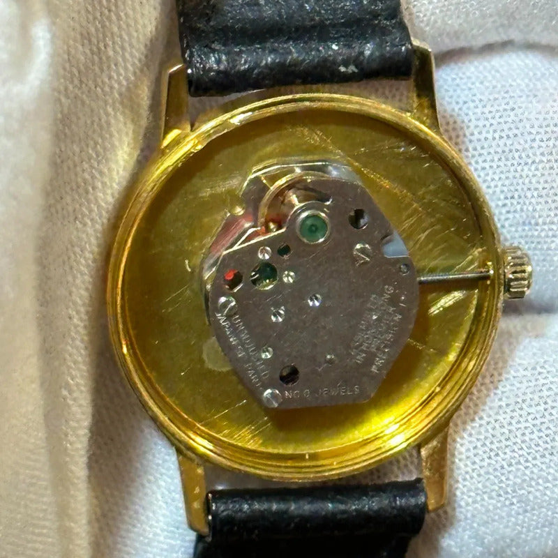 Reloj Shauels Unisex A Cuerda Ca. Año 1980 Dial Marrón Único