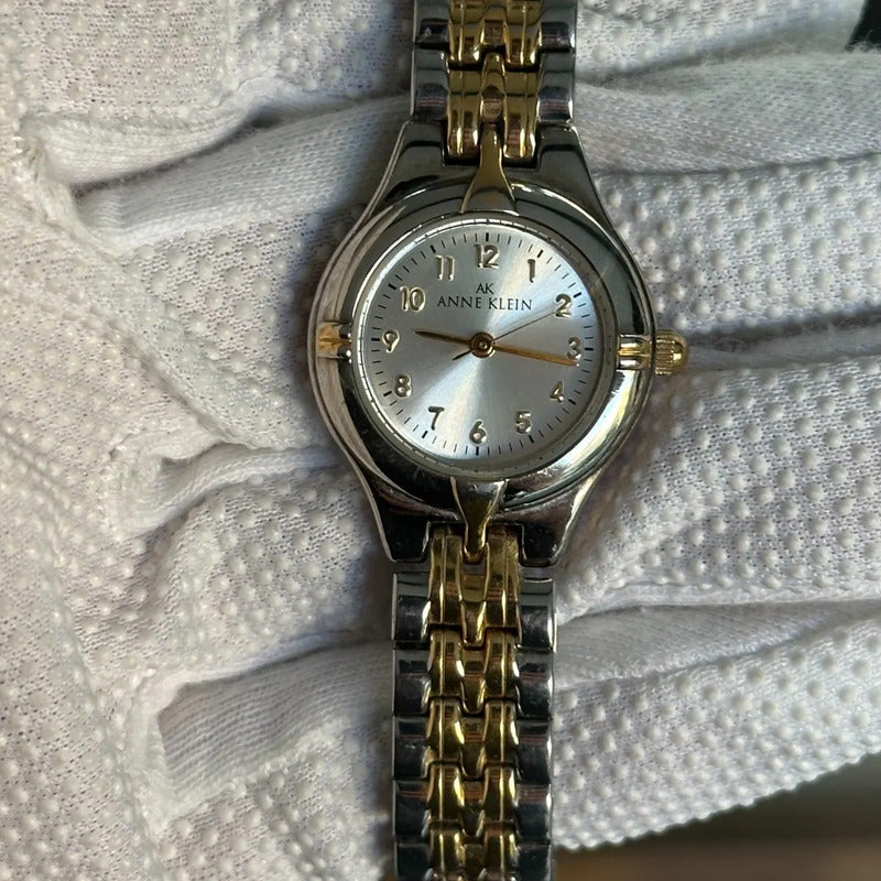 Reloj Anne Klein Mujer 2001 Twotone Pulsera Joya Expandible