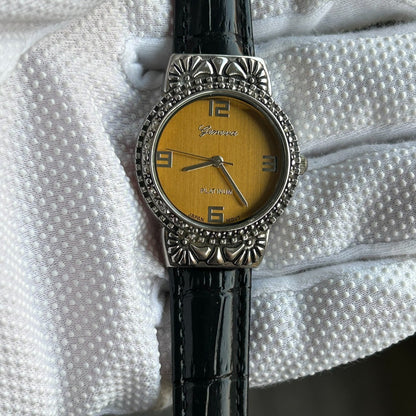Reloj Geneva Platinum Mujer 2005 Dorado Honey-gold Vintage