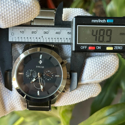 Reloj Fossil Flynn FS4530 Nuevo Hombre Diamond Año 2013 Descontinuado 48mm