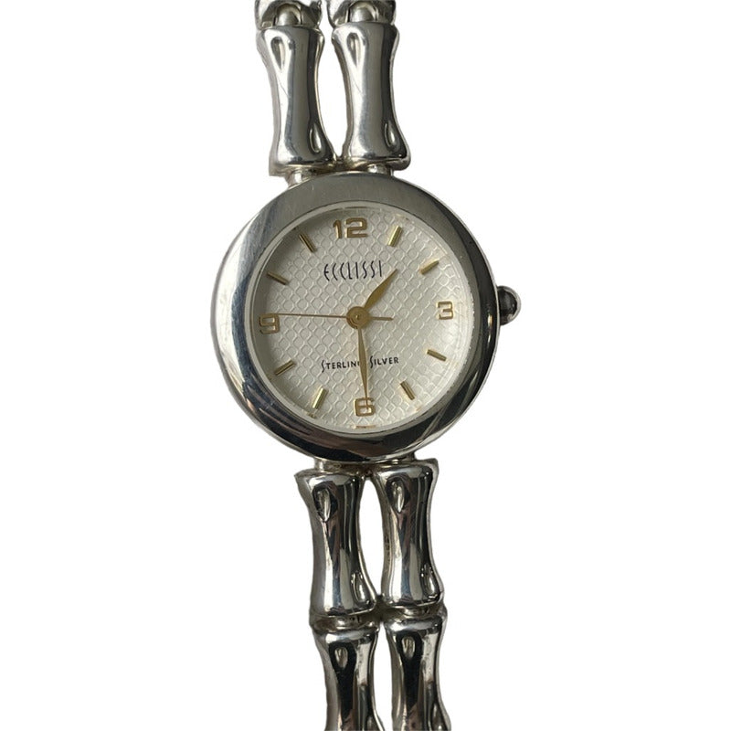 Reloj De Plata 925 Ecclissi Mujer Año 2002 Bamboo Link