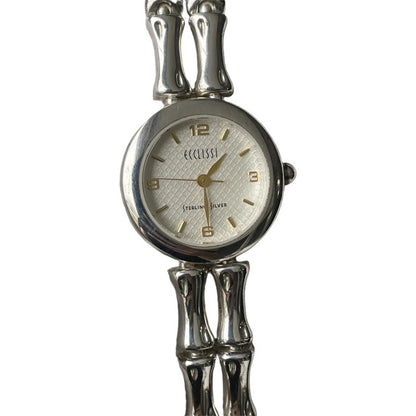 Reloj De Plata 925 Ecclissi Mujer Año 2002 Bamboo Link
