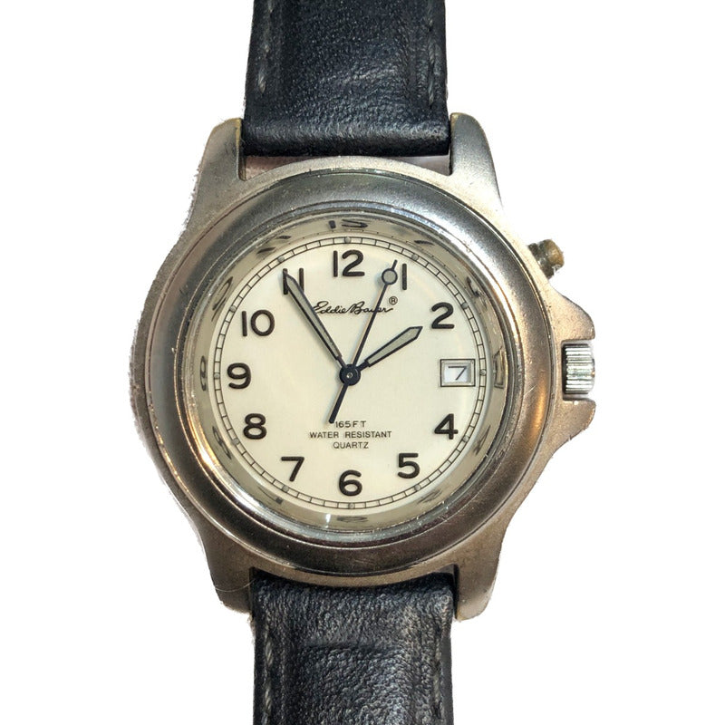 Reloj Eddie Bauer Vintage Hombre Botón Para Iluminar Dial
