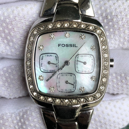 Reloj Fossil Mujer 2003 Madreperla Multifunción Escaso Leer