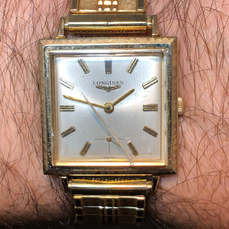 Longines Año 1965 Chapado Oro 10k Mecánico Funciona Ok Leer