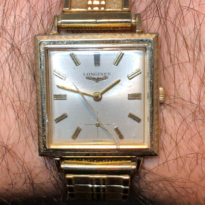 Longines Año 1965 Chapado Oro 10k Mecánico Funciona Ok Leer