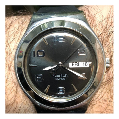 Reloj Swatch Irony Acero Años 2000 Escaso Máquina Eta