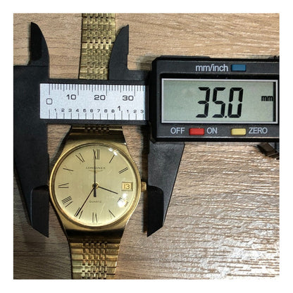 Reloj Longines Quartz Hombre Inicio 80´s Máquina Suiza 35mm
