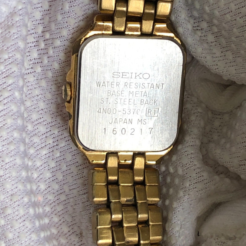 Reloj Seiko Mujer Vintage 1991 Quartz Rectangular Romano 20mm
