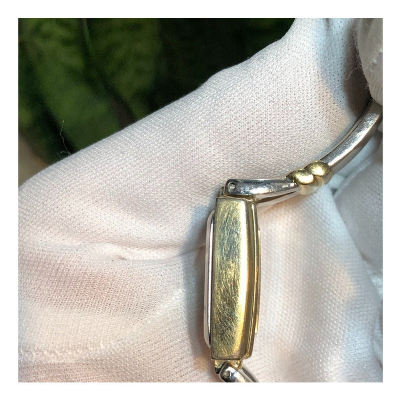 Reloj Fino Gruen Mujer Madreperla Diamantes Vintage Años 90s