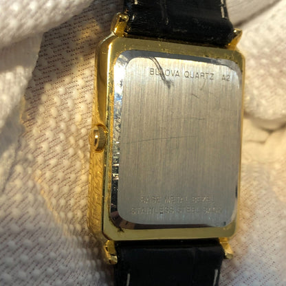 Reloj Bulova Dress Classic Hombre Año 1999 Con Fecha Central Raro