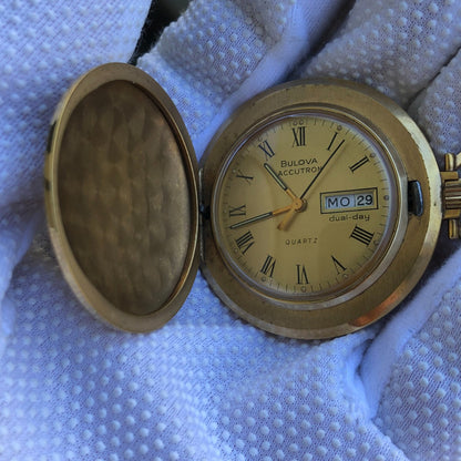 Reloj Bulova Accutron Vintage 1985 Bolsillo Valor Histórico Dualday