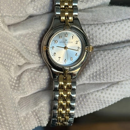 Reloj Anne Klein Mujer 2001 Twotone Pulsera Joya Expandible