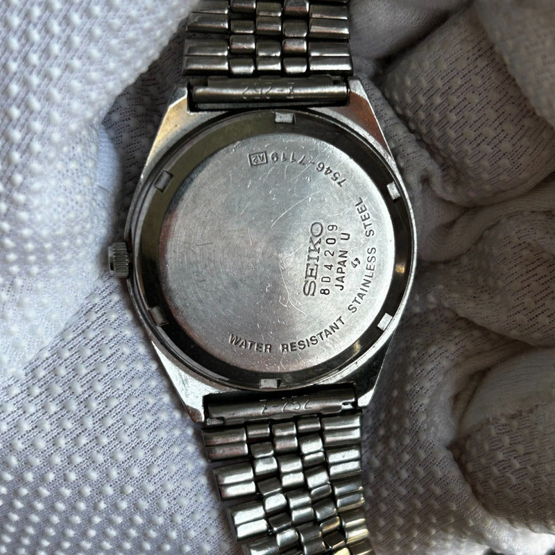 Reloj  Seiko Sq Hombre Dic.1978 Dial Azul Clásico Vintage