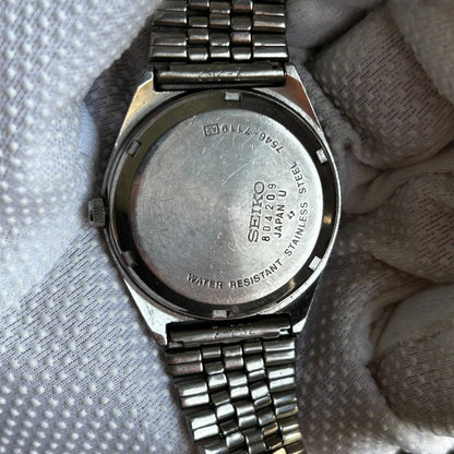 Reloj  Seiko Sq Hombre Dic.1978 Dial Azul Clásico Vintage