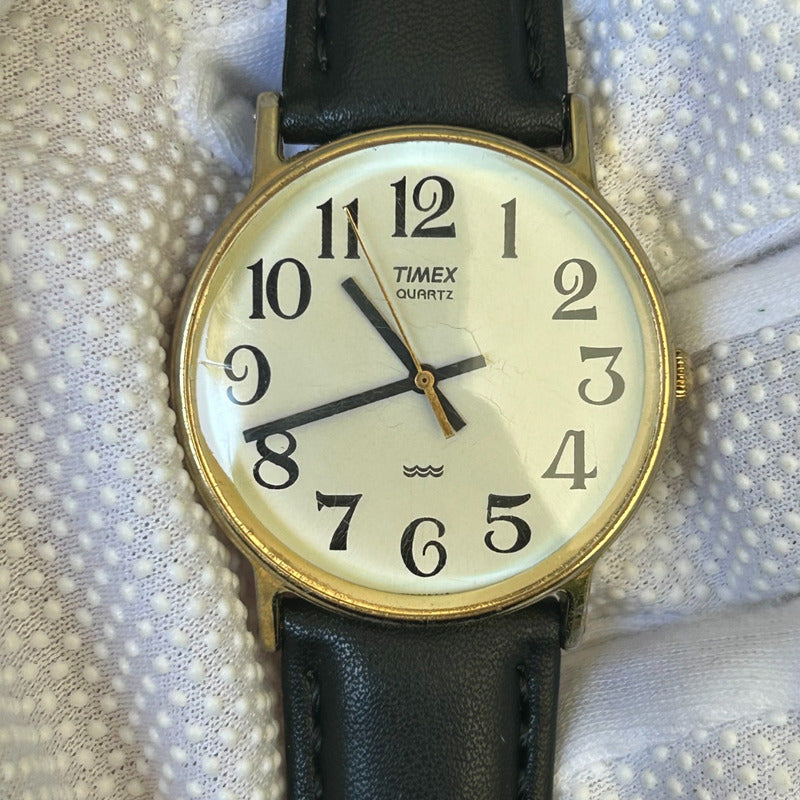 Reloj Timex Hombre 1993 Serif Clásica Vintage Compacto