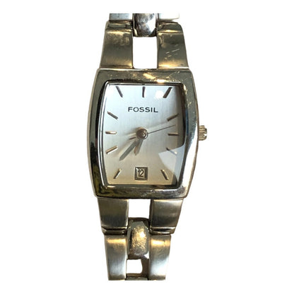 Reloj Fossil Mujer 2001 Caja Tonneau Sunburst Vertical