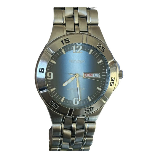 Reloj Armitron Hombre Day-date Año 2002 Columna Luminosa