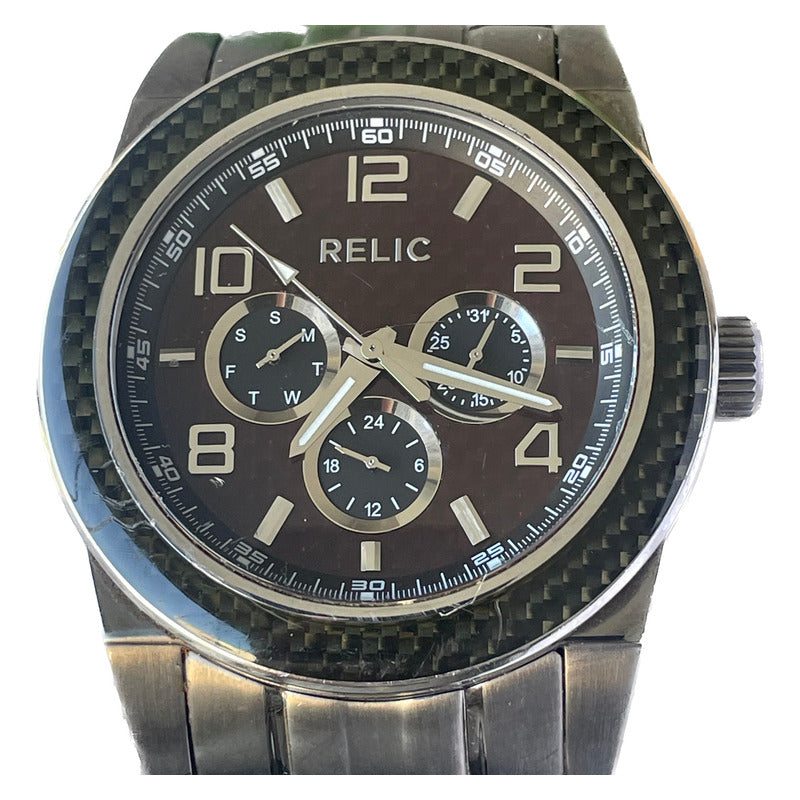 Reloj Relic Hombre 2012 Deportivo Dial Fibra Carbono Raro