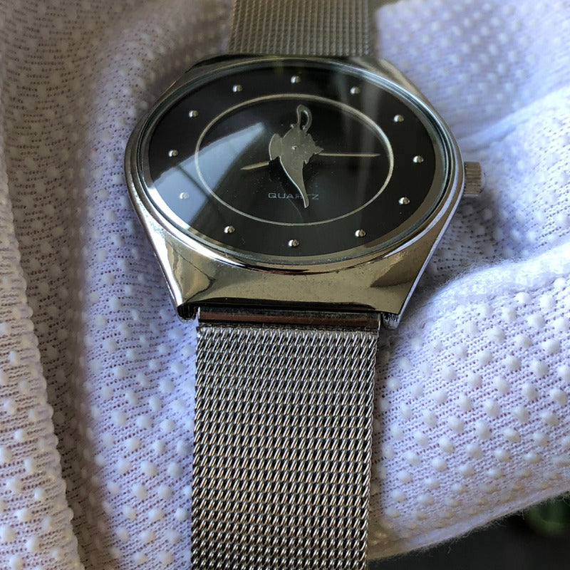 Reloj Alladin Casino Las Vegas Mujer 1989 Lámpara Giratoria