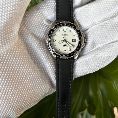 Reloj Fossil Hombre Año 2000 Dial Perlado Blue Serie