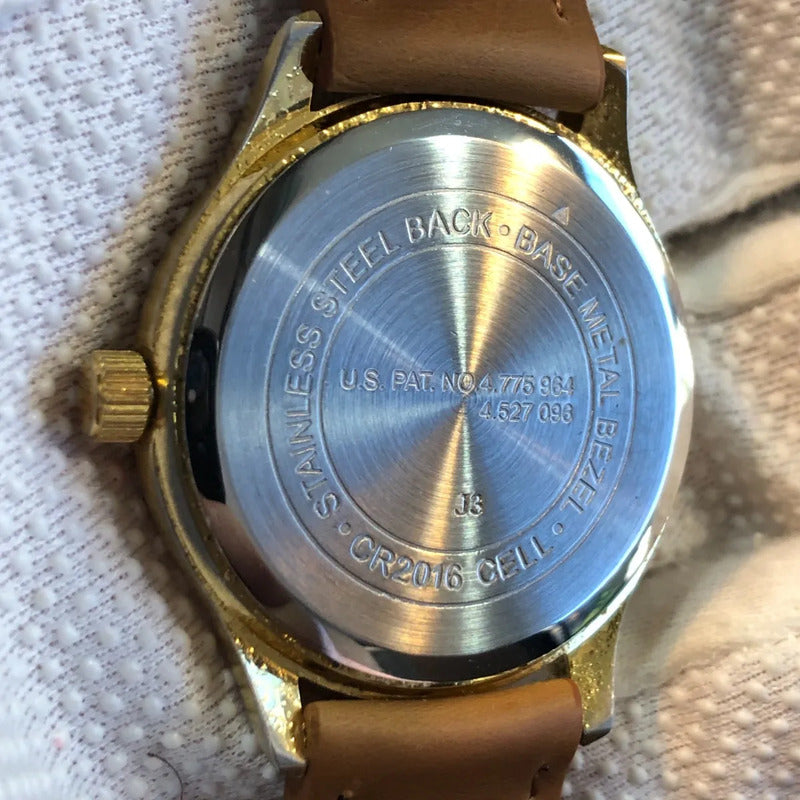 Reloj Timex Acqua Hombre Año 2001 Fondo Marfil Raro Indiglo