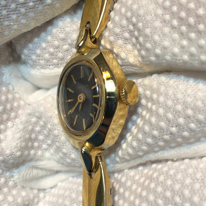 Reloj Acqua By Timex Mujer A Cuerda Vintage Años 80s Dorado