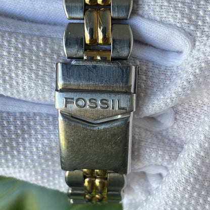 Reloj Fossil Blue Unisex 2005 Diver Compacto Bicolor Multifunción