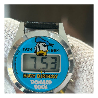 Reloj Disney Unisex Año 1984 Digital Donald Duck 50º Raro