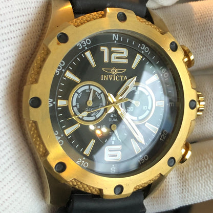 Reloj Invicta I-force Hombre Año 2013 Dorado 50mm Trinite