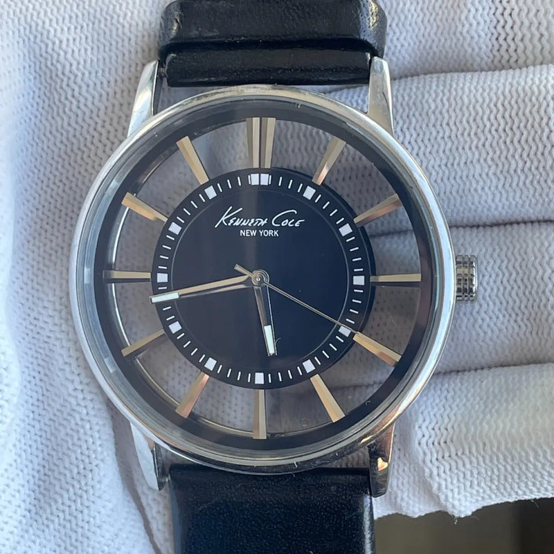 Reloj Kenneth Cole Hombre Dial Translúcido 2016 Moderno Arquitec