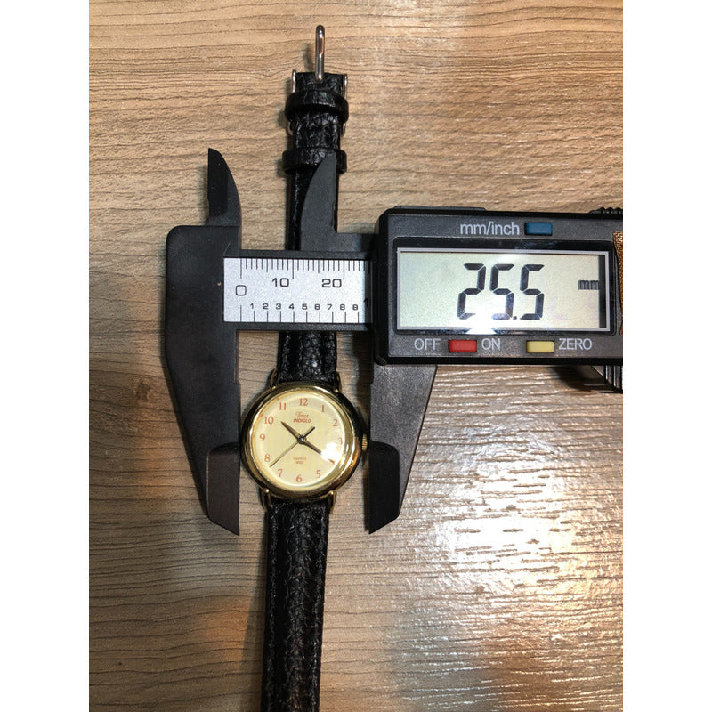 Timex Indiglo 1995 Mujer Modelo Escaso Dial Patrón Olas