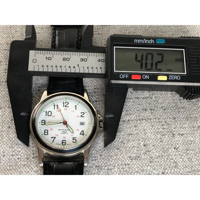 Reloj Puritan 24 Hrs Estilo Militar Fines 90´s Hombre